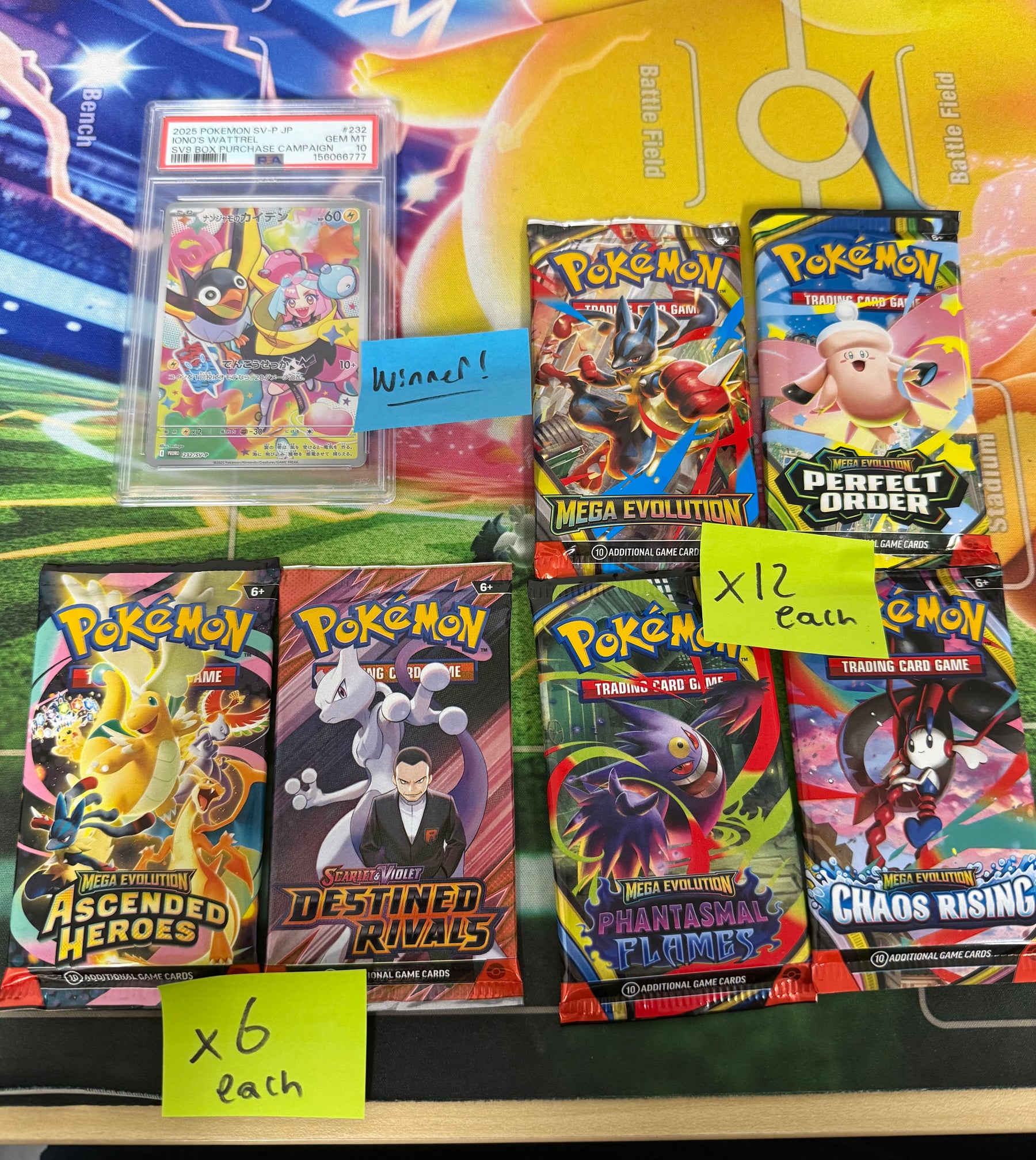 Break #5 Mega Mixer + Graded Card Winner 10 type Wed July 8th 7PM CST