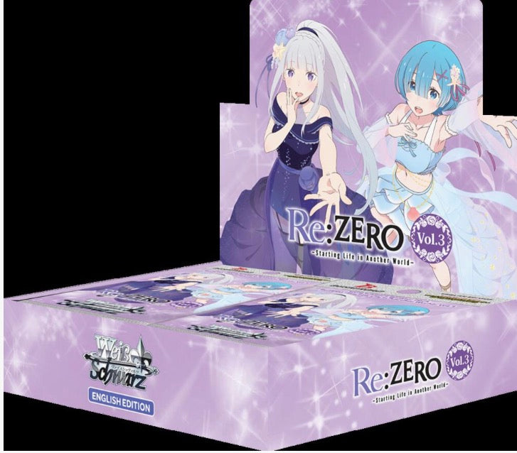 Personal Break Re Zero Volume Three Booster Box REZ 12 Pks