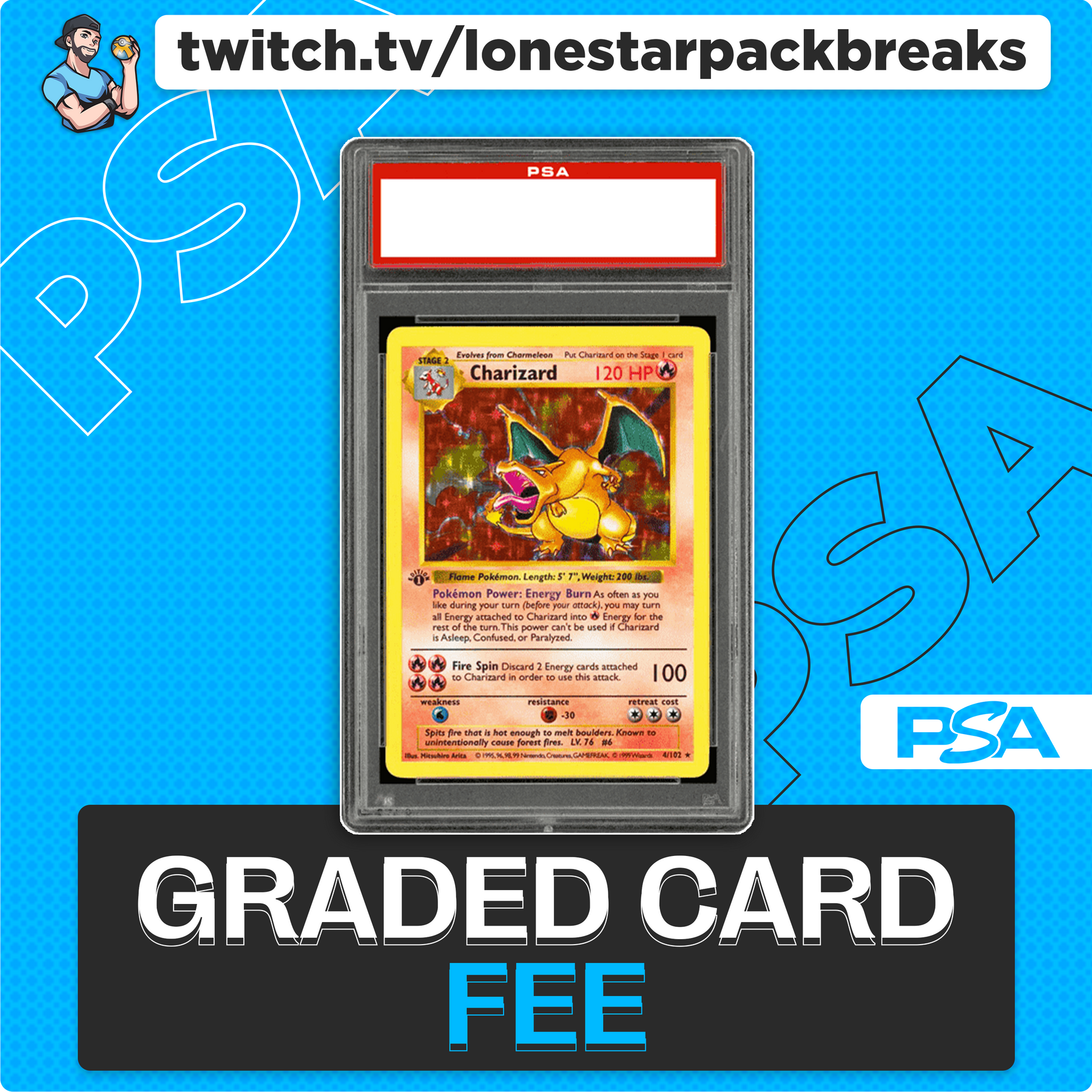 PSA Graded Card Fee