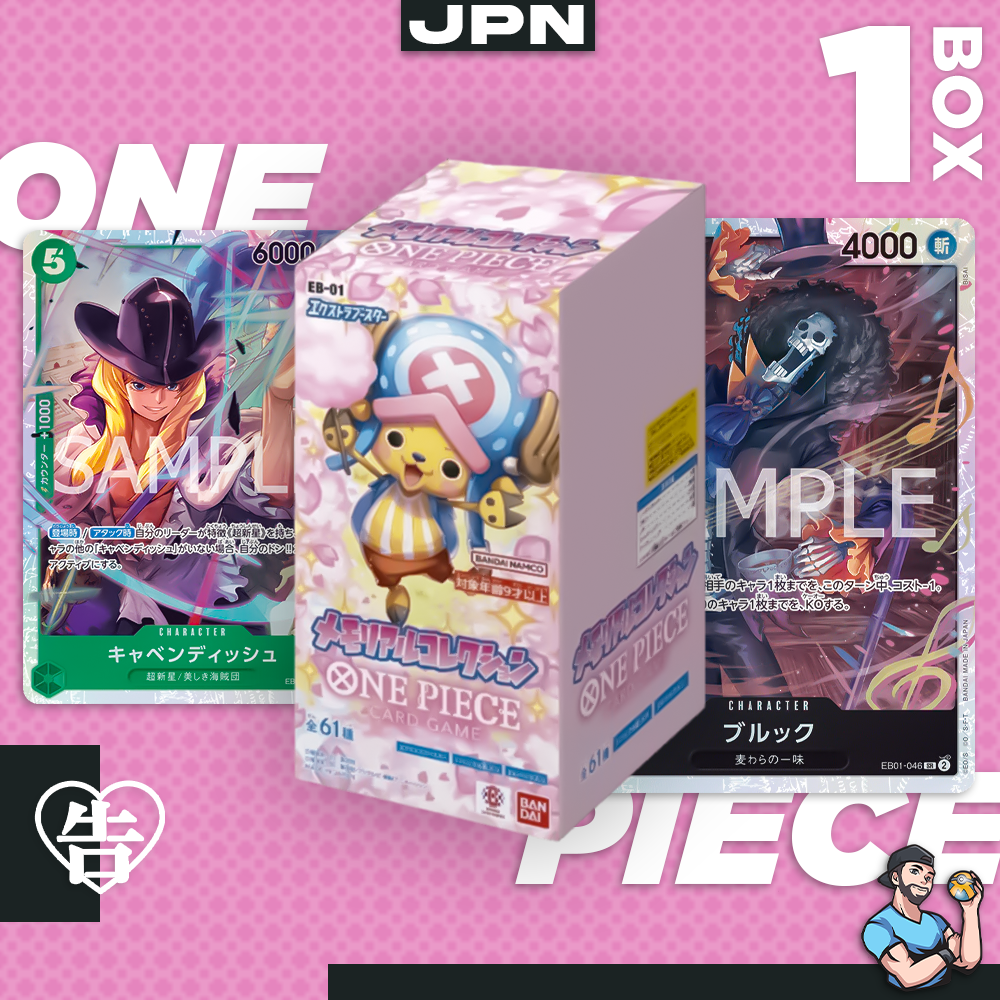 Personal Break One Piece Extra Booster Memorial Collection Japanese Booster Box OPEBO 24 Pks