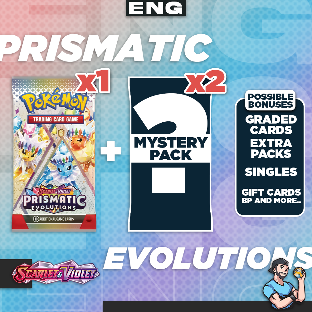 Personal Break Prismatic Evolutions Mystery Bundle COLB 3 Pks