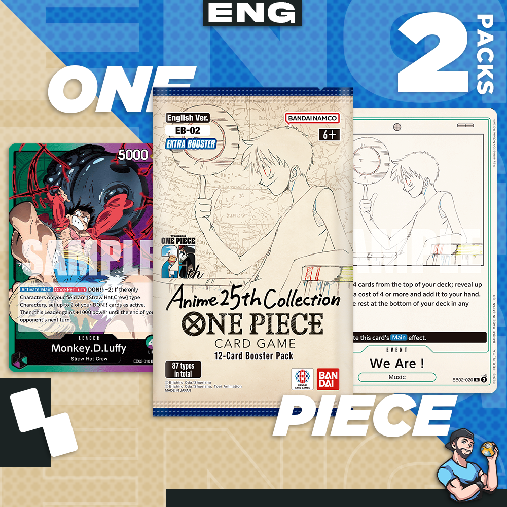 Personal Break One Piece Extra Booster Anime 25th Collection ENG OPEBB 2 Pks