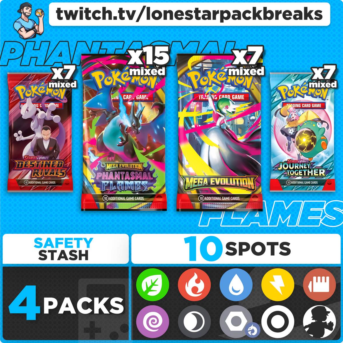 Break #5 Phantasmal Flames Mixer 10 type Thurs Nov 20th 7PM CST