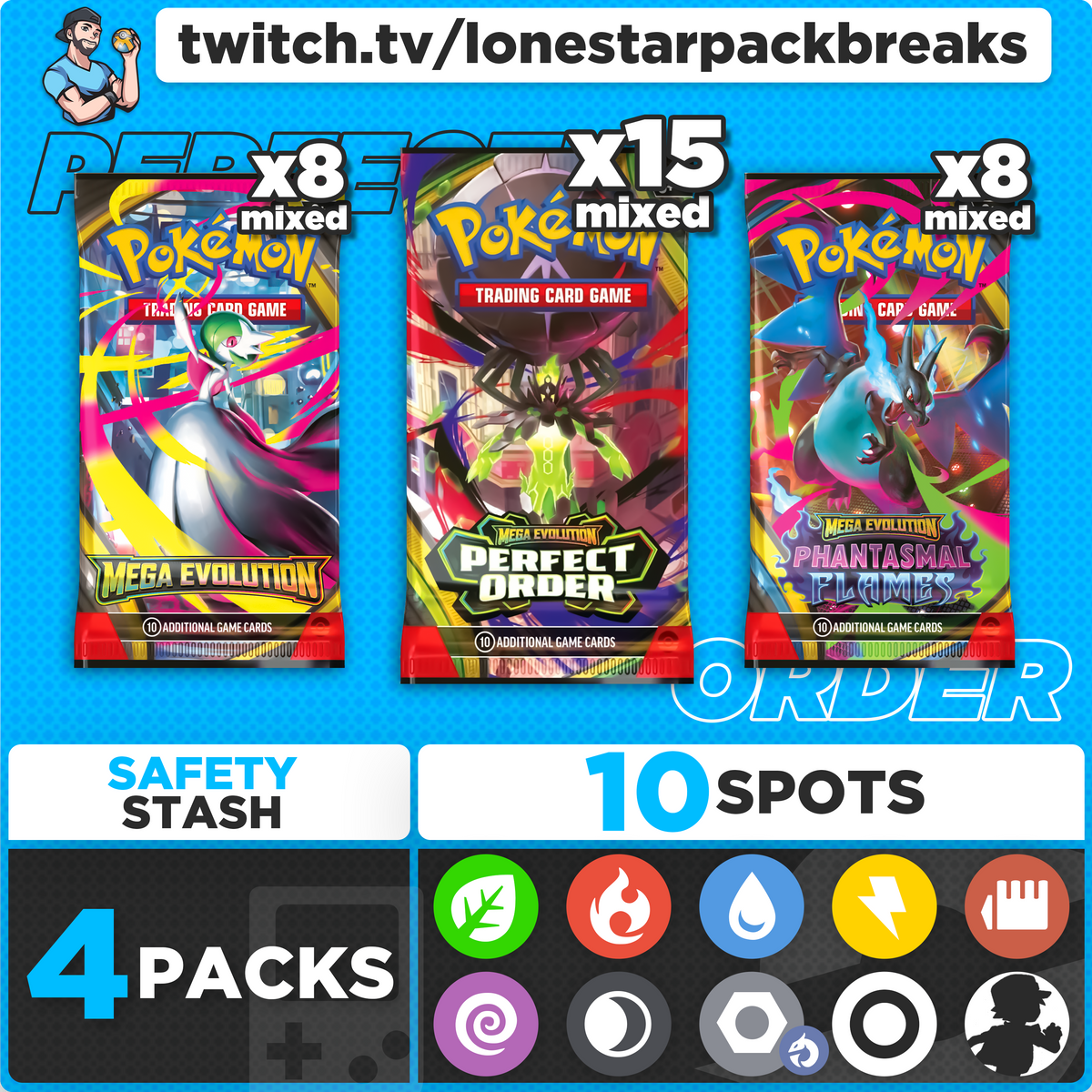 Break #1 Perfect Order Mixer 10 type Wed Mar 25th 7PM CST