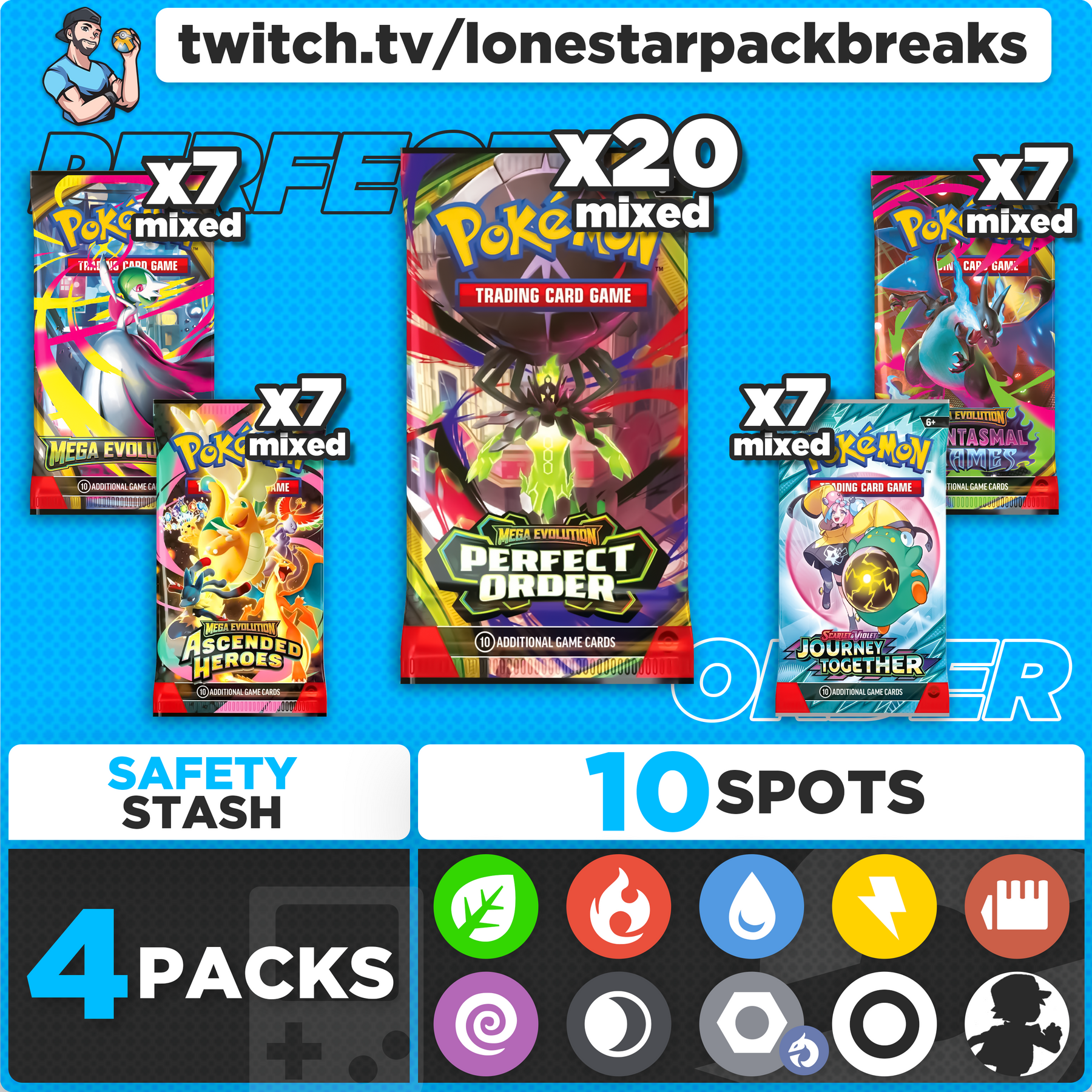 Break #6 Perfect Order Mixer 10 type Thurs Mar 26th 7PM CST