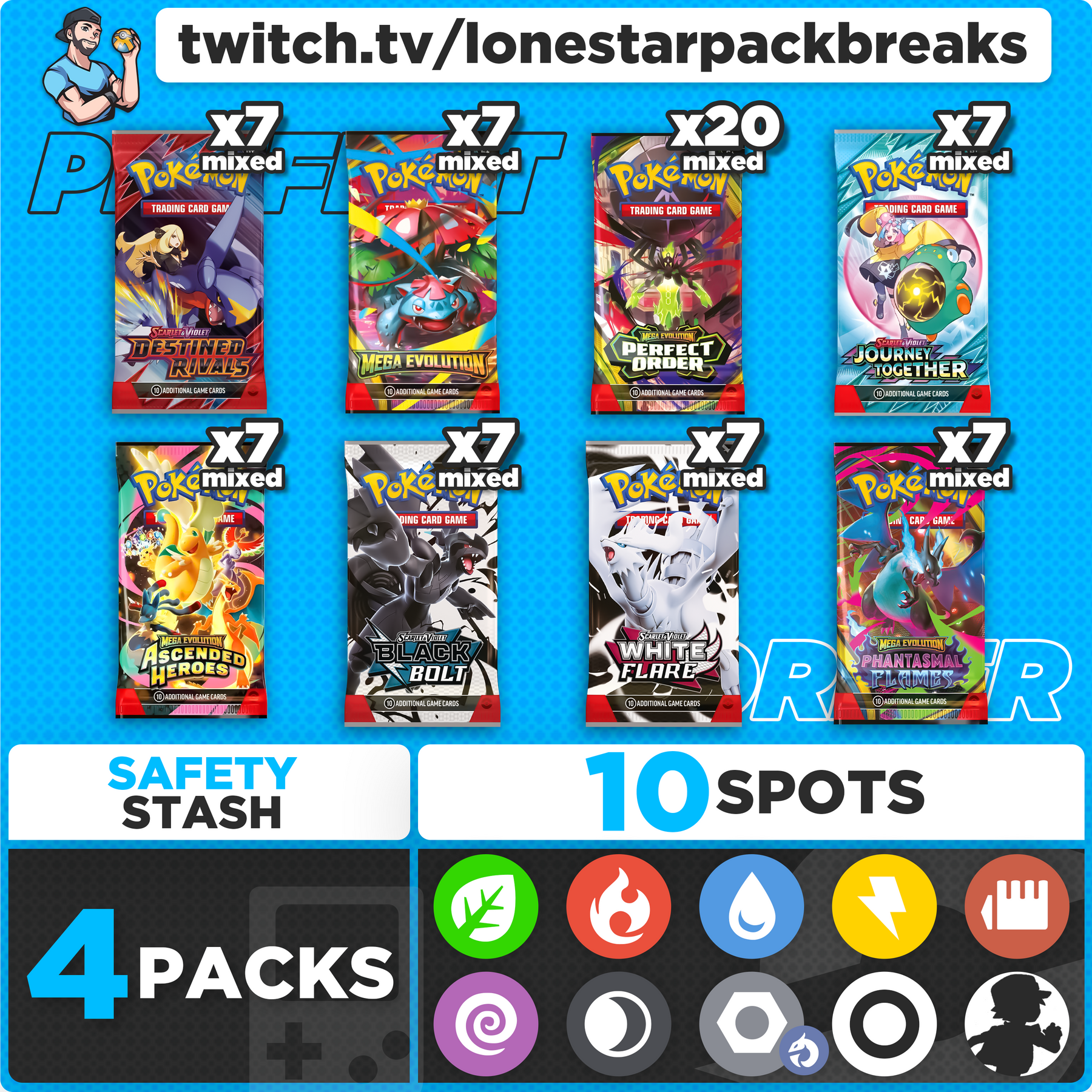 Break #7 Perfect Order Chungus Mixer 10 type Thurs Mar 26th 7PM CST