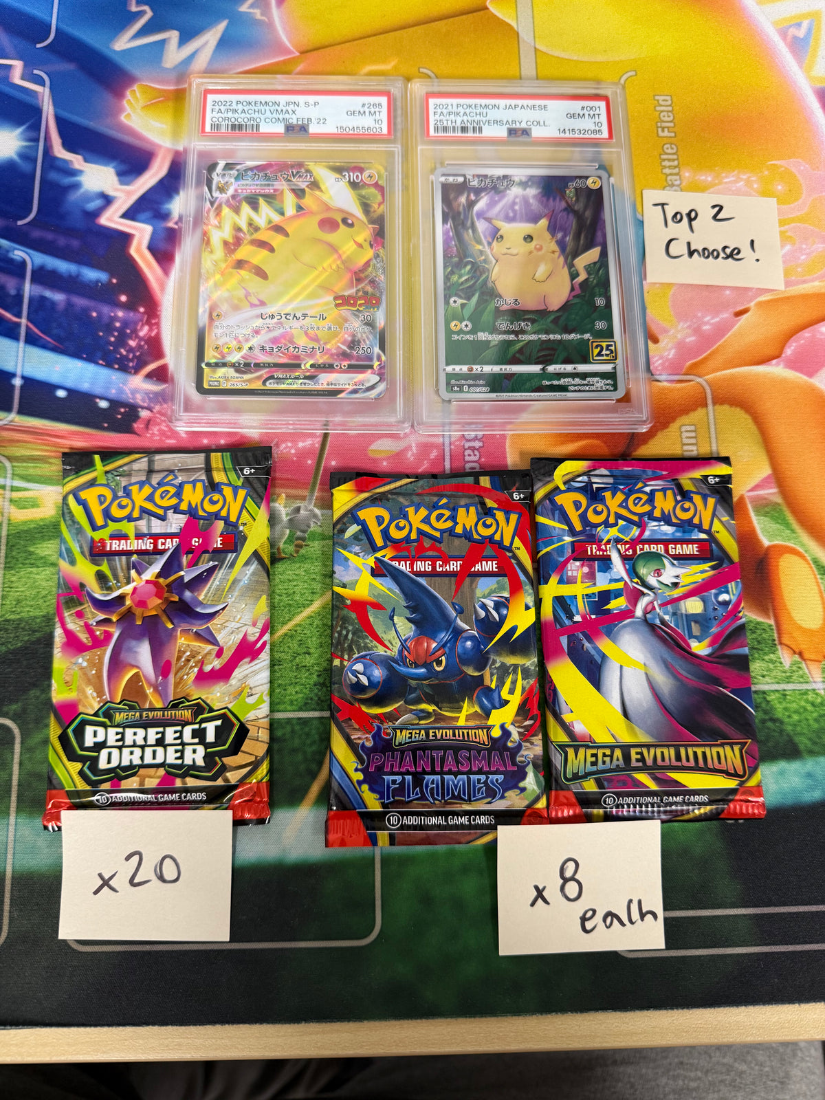 Break #1 Mega Evolution Mixer + Randomized Graded Cards 10 type Wed Apr 22nd 7PM CST