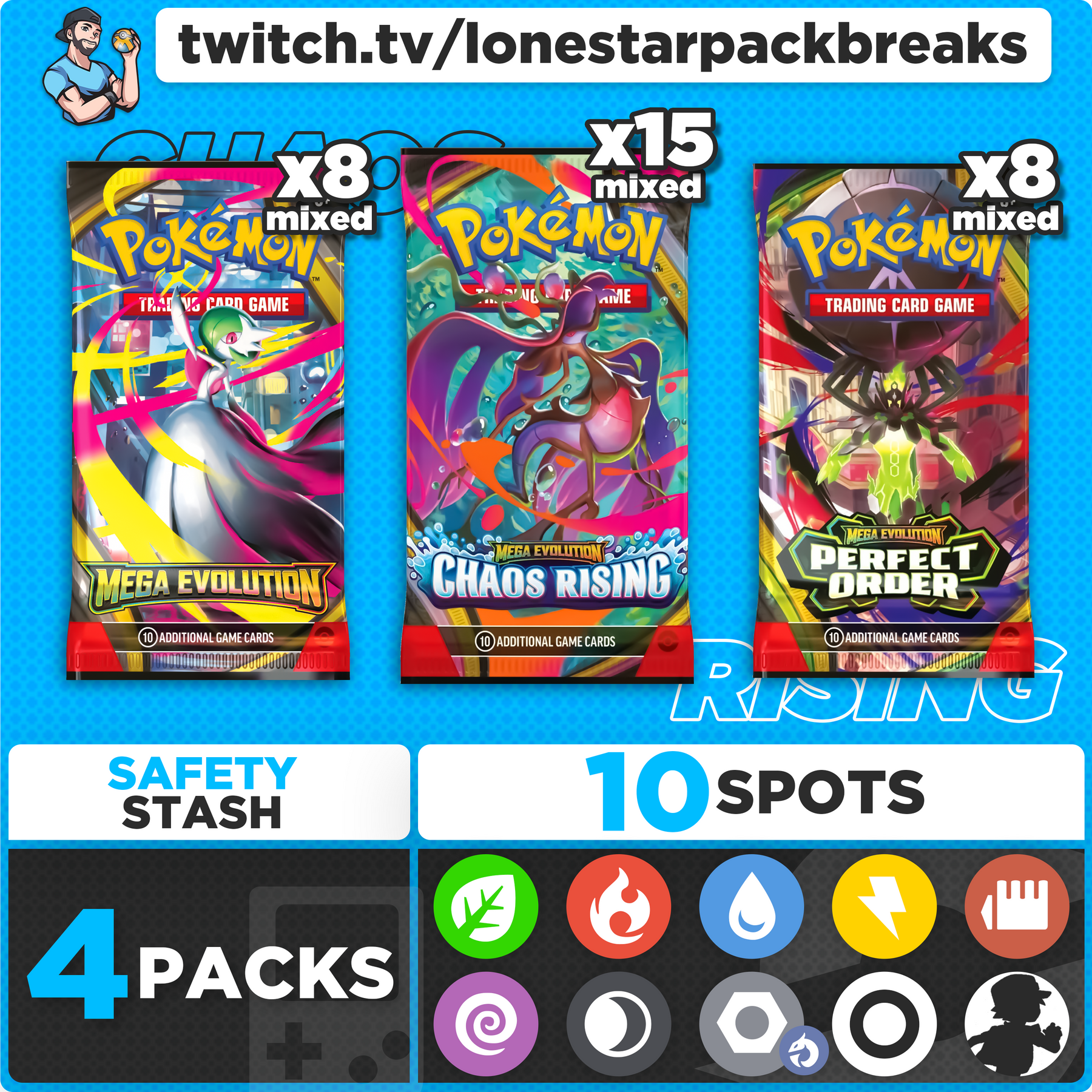 Break #2 Chaos Rising Mixer 10 type Wed June 10th 7PM CST