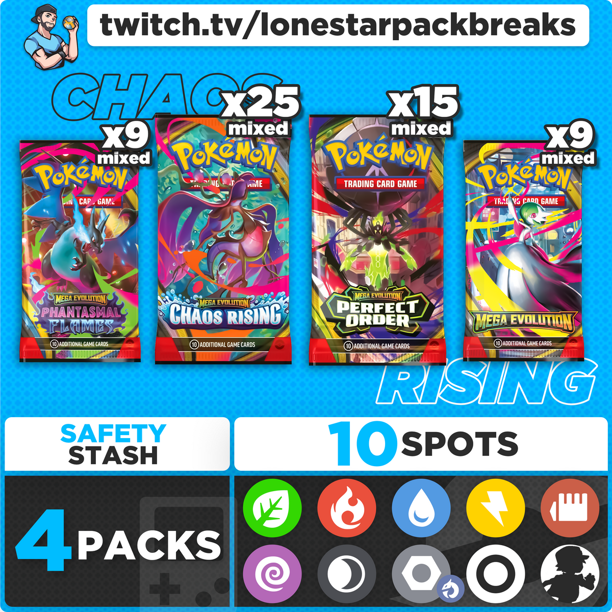 Break #3 Chaos Rising Mixer 10 type Wed June 3rd 7PM CST