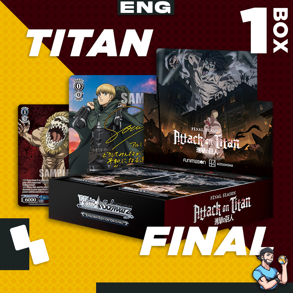 Personal Break Attack on Titan Final Season Booster Box AOTF 16 Pks
